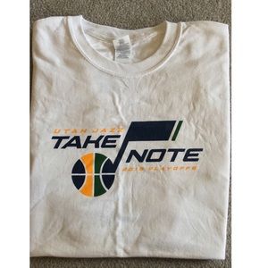 Utah Jazz Playoffs 2018 Take Note Shirt SGA